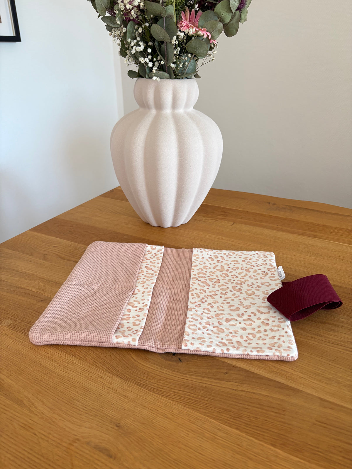 Windeltasche Rosa | Leo rosa | Bordeaux