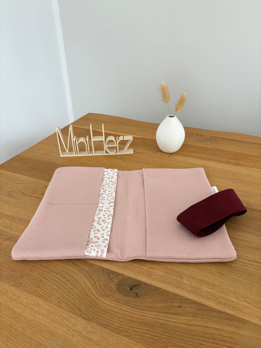 Windeltasche Rosa | Leo rosa | Bordeaux