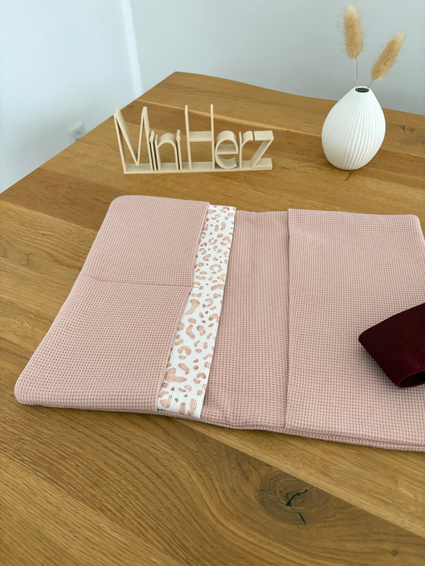 Windeltasche Rosa | Leo rosa | Bordeaux