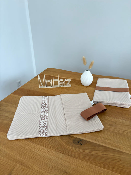 Windeltasche Beige | Leo Braun | Karamell
