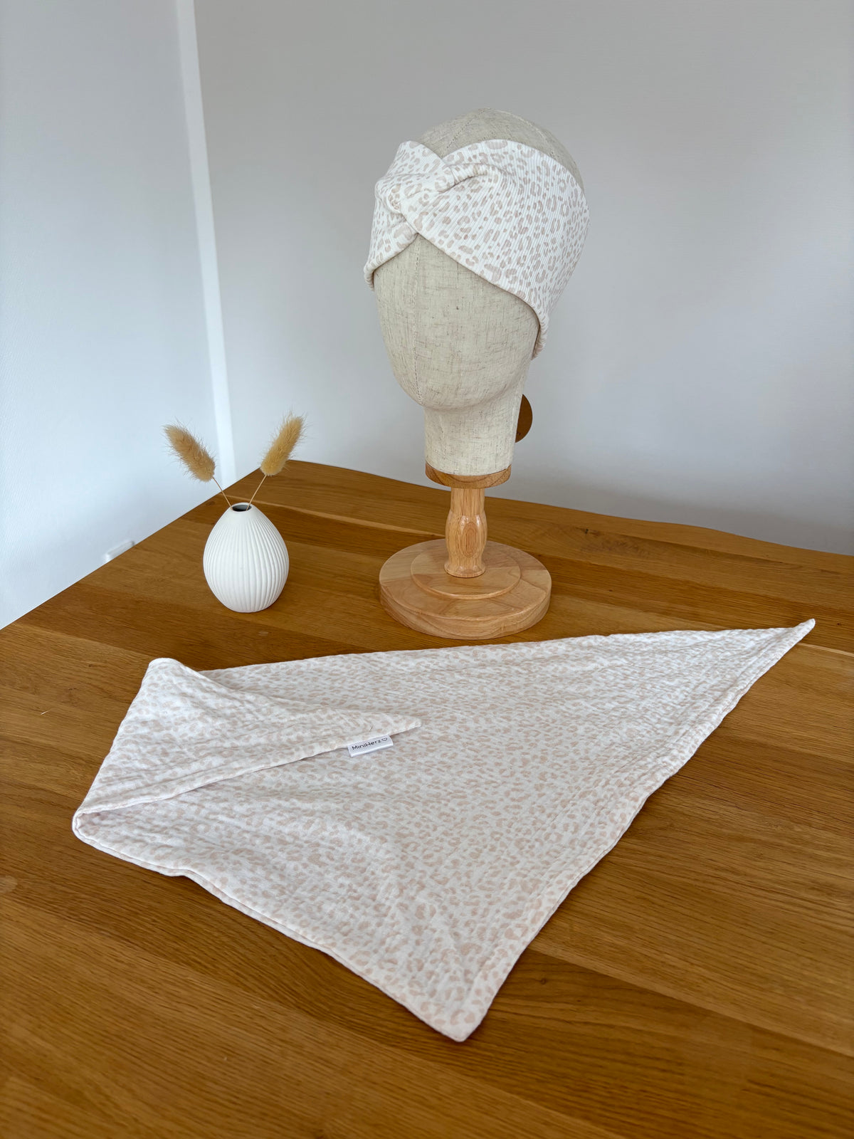Halstuch Musselin | Leo Beige | ab 1 Jahr | zum Binden