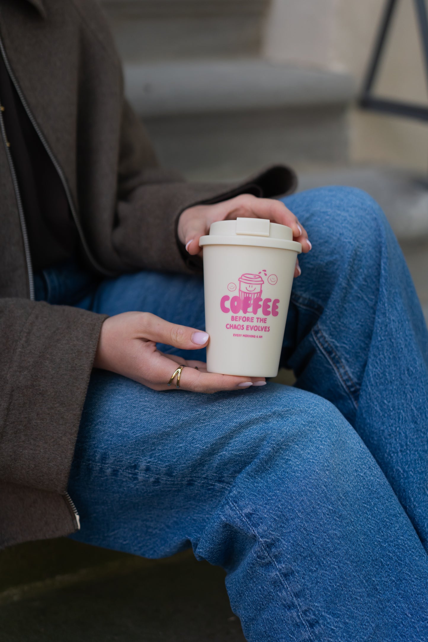 To Go Becher | Liliput | Creme | Coffee before Chaos