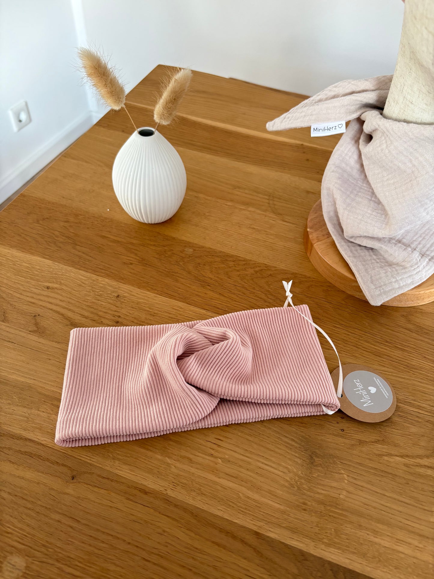 Stirnband Rosa