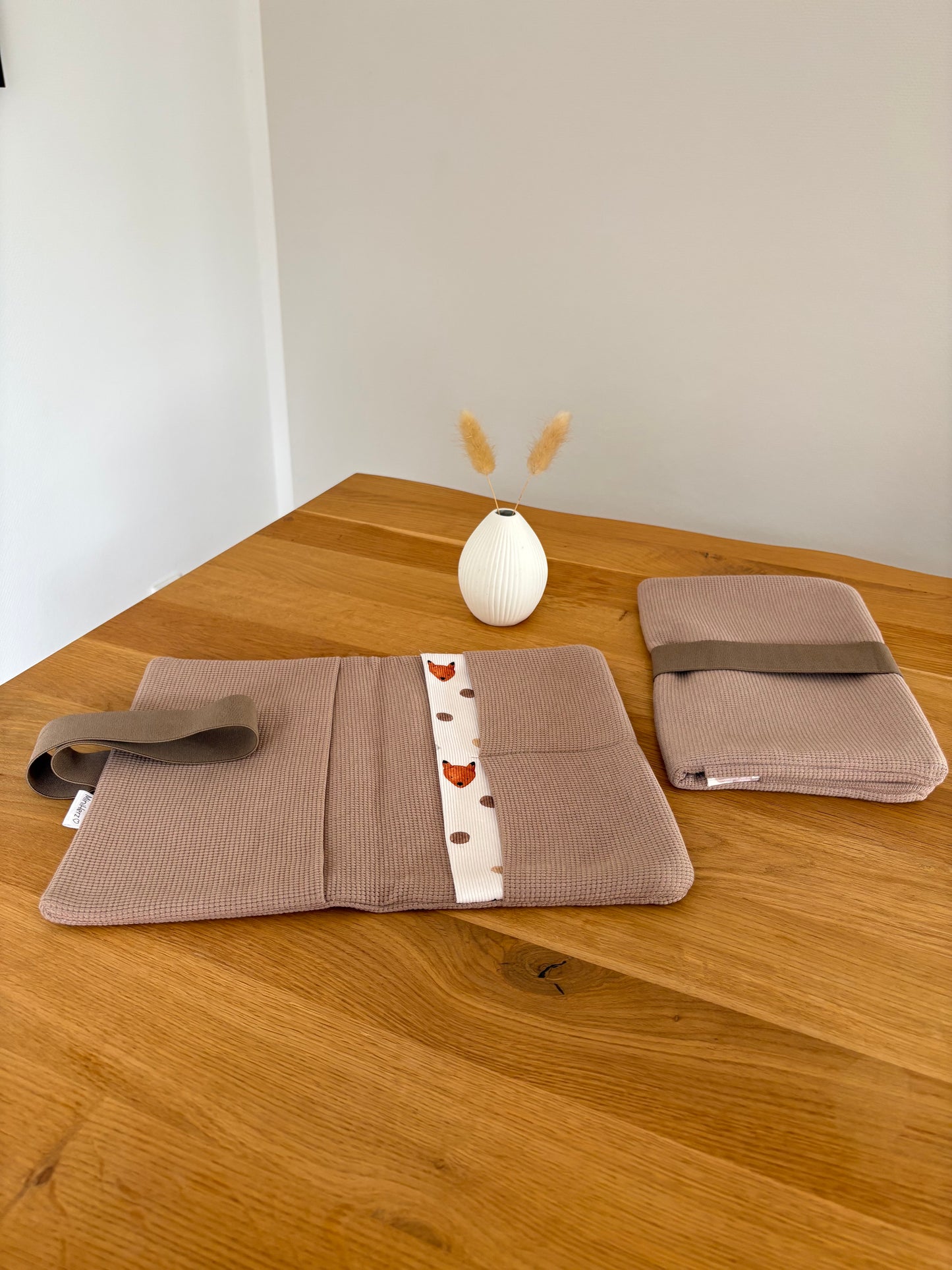 Windeltasche | Taupe | Fuchs einseitig | Hellbraun