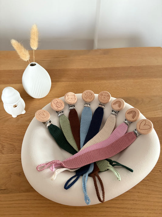 Schnullerketten gehäkelt | Motiveclip